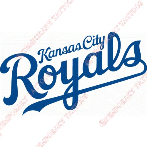 Kansas City Royals Customize Temporary Tattoos Stickers NO.1628
